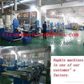  2500 Piece Embossing Printing Automatic High Speed Napkin Paper Making Machine 5