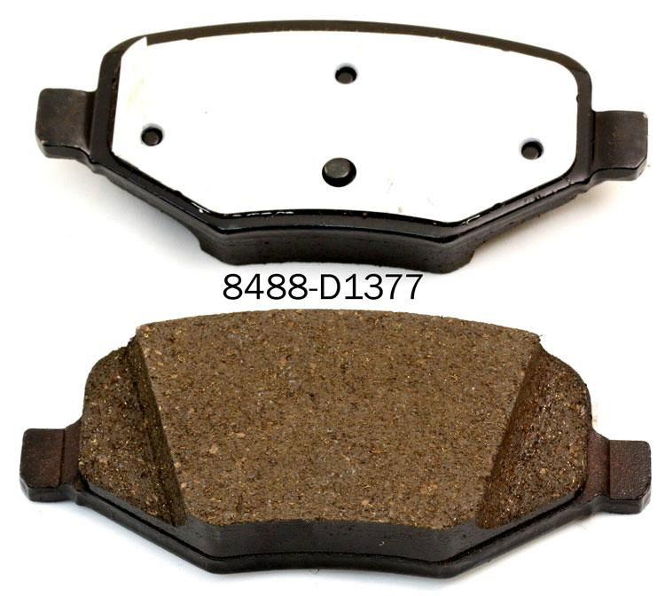 Sanfric NAO ceramic brake pads D1377-8488  R for FORD car Lincoln