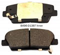 Sanfric NAO ceramic brake pads D1377-8488  R for FORD car Lincoln 3