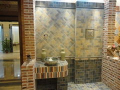 bathroom wall and floor  tile