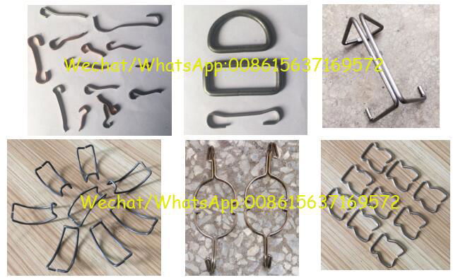 Stainless Steel D Ring ,Buckle Belt ,U clips, S, Ear Hook Buckle Making Machine 3