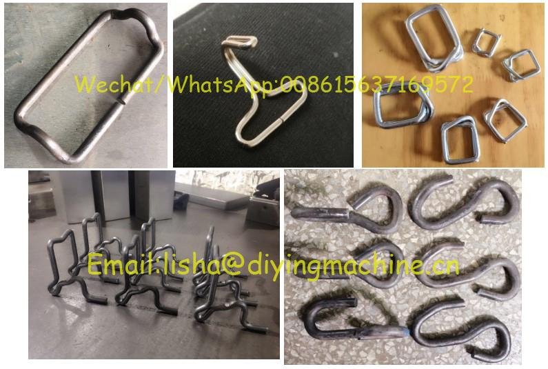 Iron steel Wire Hook Loop.V.S.M.D.U Shape Hook Buckle Forming Making Machine 3