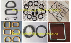 Rectangle ring buckle machine Metal Hook Pin Buckle Making Machine 