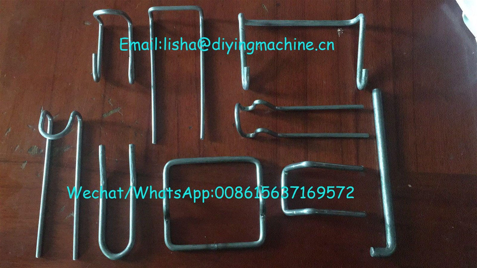 Rectangle ring buckle machine Metal Hook Pin Buckle Making Machine  3