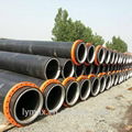 Flexible Plastic 39 Inch 0.8Mpa Dredge HDPE Pipes  1