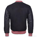 hot sell high quality  leather sleeves american baseball jackets  3