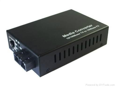 100M RJ45 media converter 1310nm