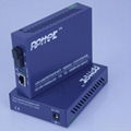 1000M single fiber media converter