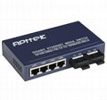 4+1 ports 1000M ethernet switch 1~3 year warranty provided 2