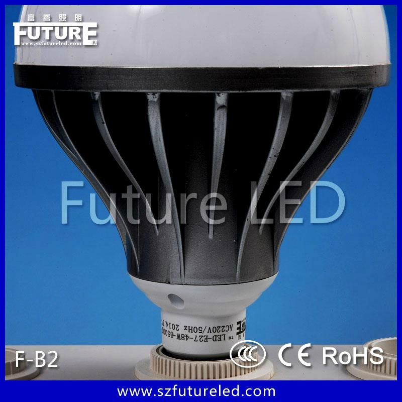 CE RoHS CCC Approved Aluminum High Power E27 LED Bulb 5