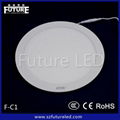 CE RoHS CCC Approved 9W Plastic Aluminum Round LED Panel 3