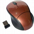 2015 hot sale beautiful mini 3d 2.4GHz wireless mouse pc computer laptop mouse 1