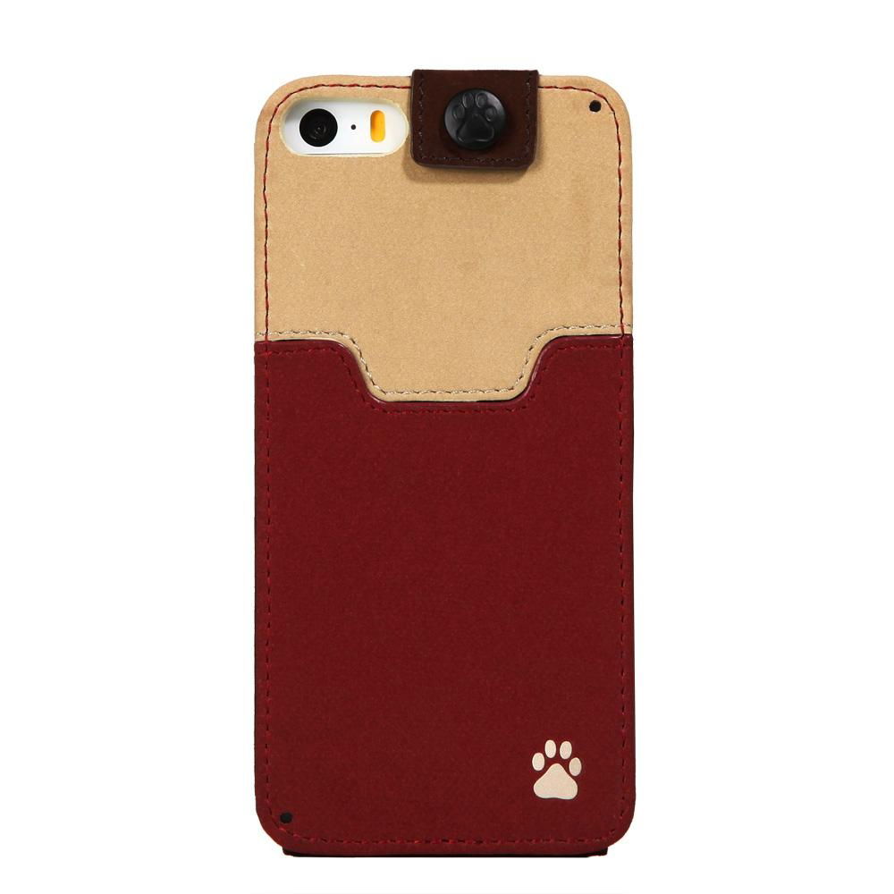 Royal cat Iphone 5/5s Genuine leather case protective skin 3