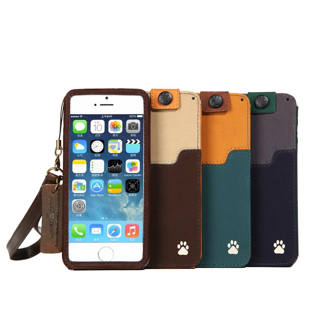 Royal cat Iphone 5/5s Genuine leather case protective skin 5