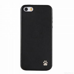 Royal cat Iphone 5s Genuine leather case 