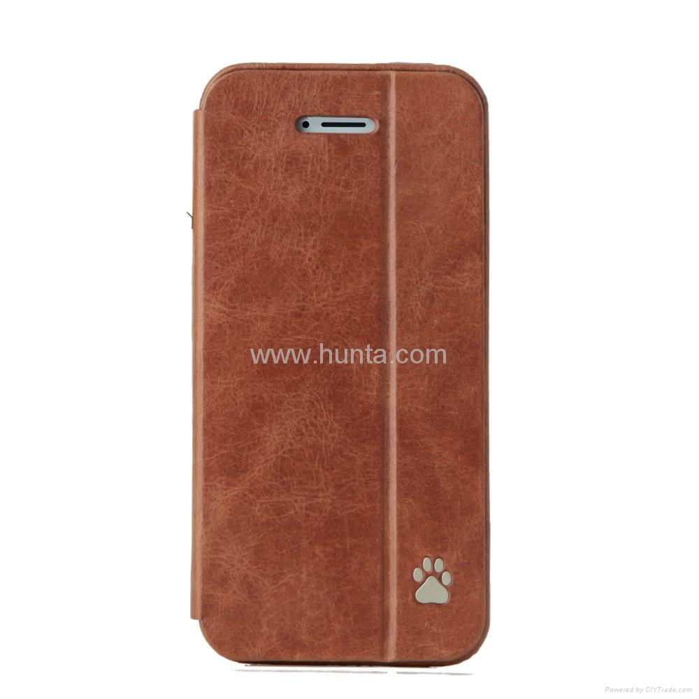 Royal cat Iphone 5s Genuine leather case 5