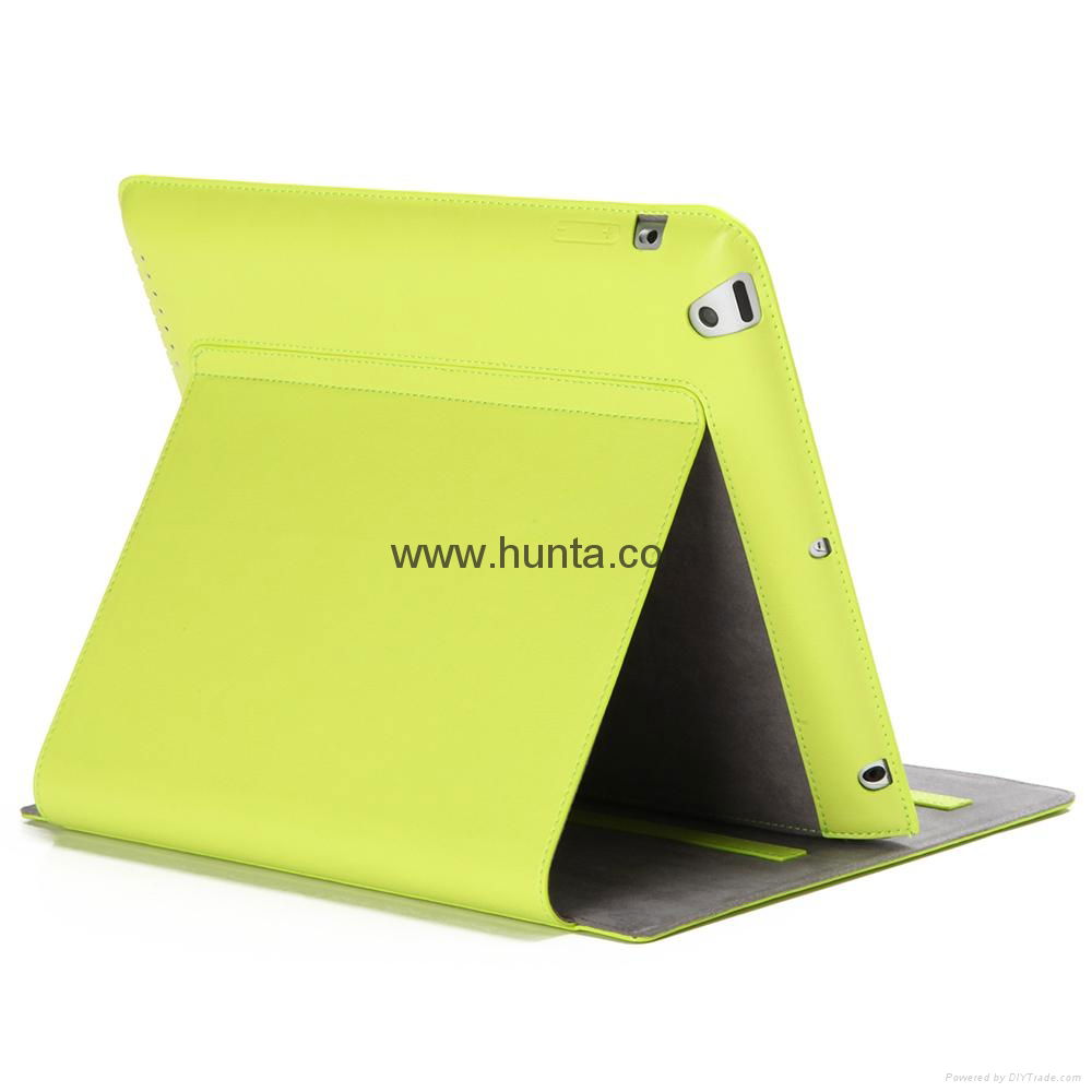 Royal cat Ipad4 Genuine leather case