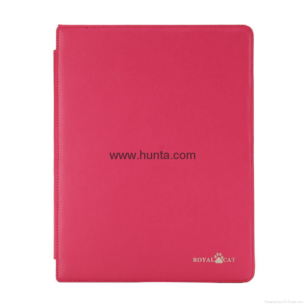 Royal cat Ipad4 Genuine leather case  2