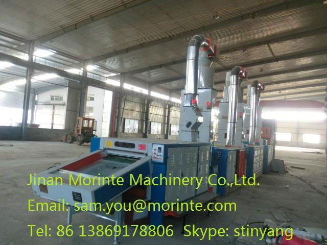 Cotton waste denim rags old clothes recycling machine 2