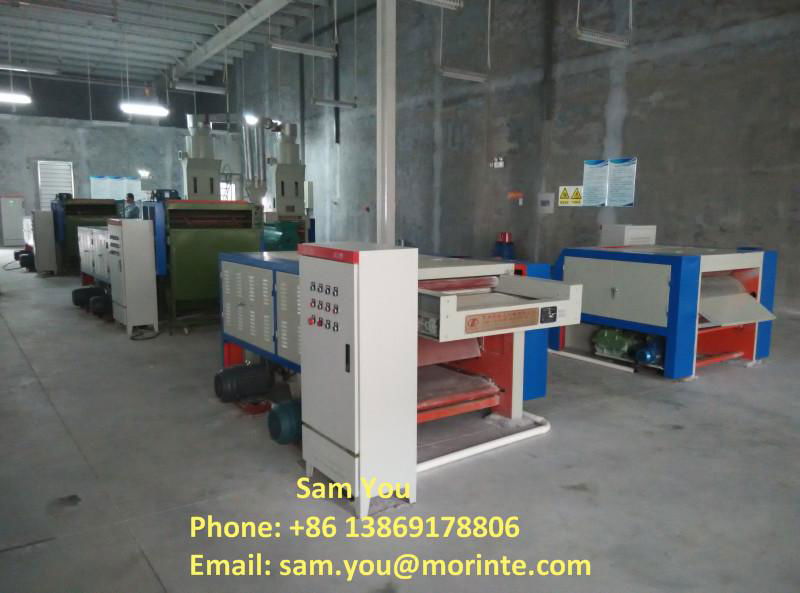 Yarn waste recycling machine for open end yarn 3