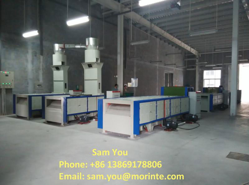 Yarn waste recycling machine for open end yarn 4