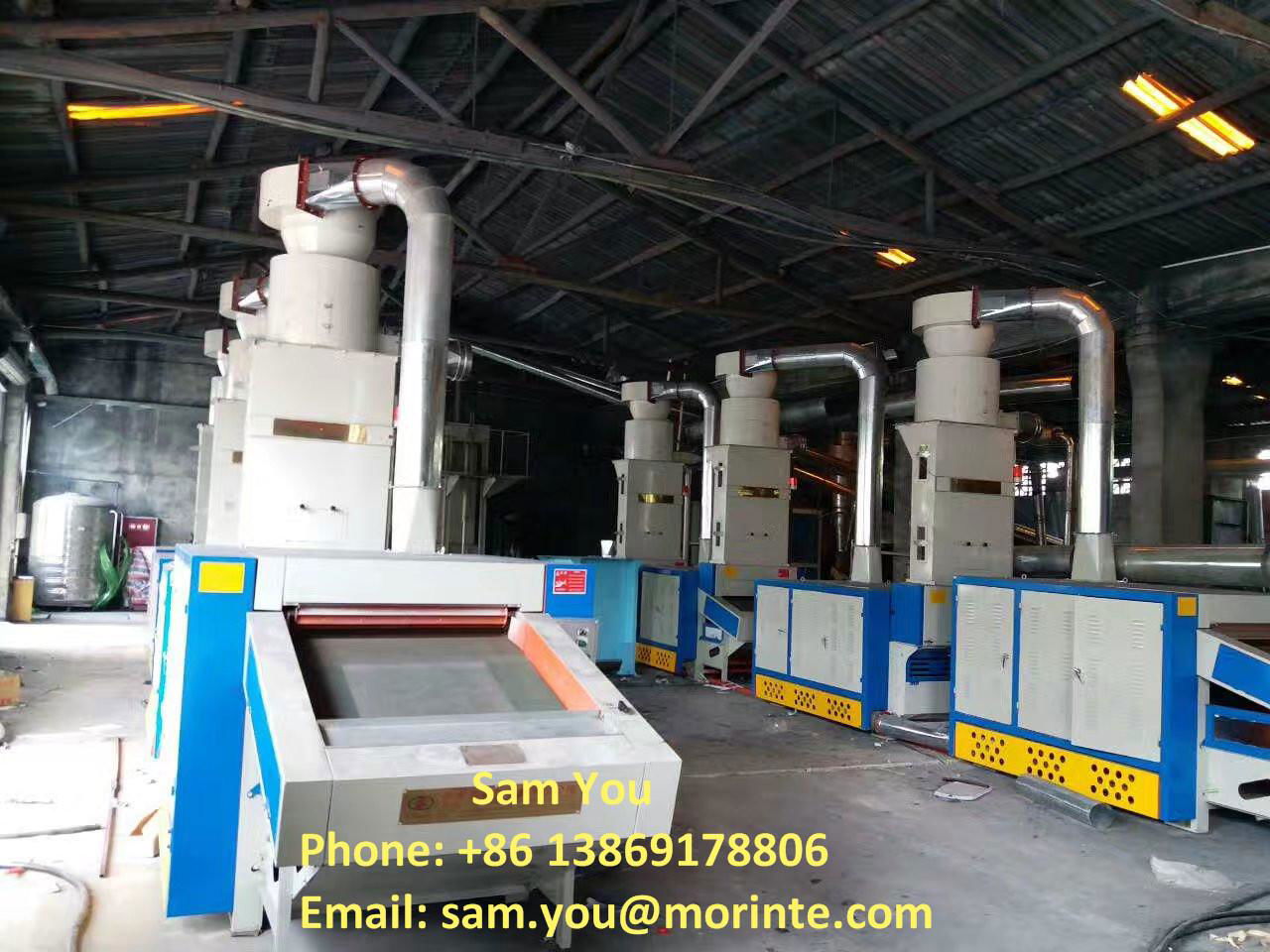 Waste garment opening machine at capacity 500-600kg 4