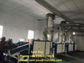 Fabric and waste clothes, hosiery waste recycling line for automotive industry 2