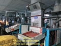 Fabric and waste clothes, hosiery waste recycling line for automotive industry