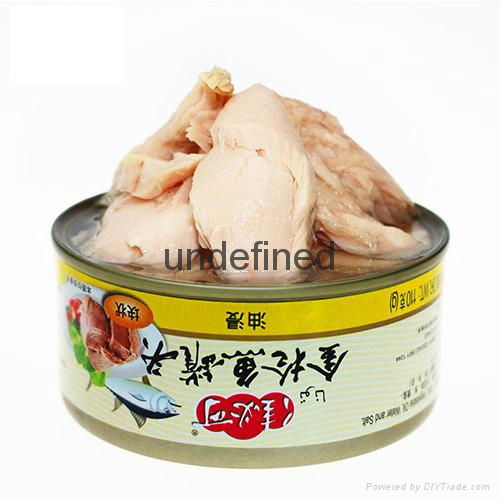  Canned tuna chunks in vegetable oil   4