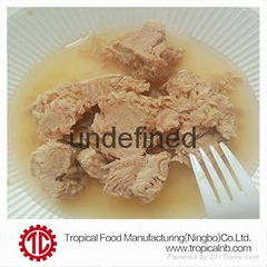 Canned light meat tuna in oil