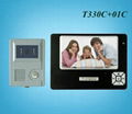 Home security hand-free video door phone, door remote unlocking handsfree interc