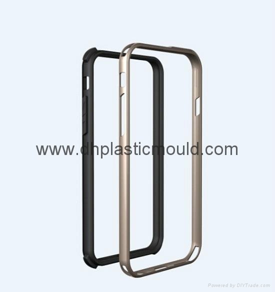 Metal frame+TPU frame Phone Case for Iphone 4