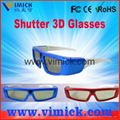 3D Fully Compatible Bluetooth Active Shutter Glasses Bluetooth Active Shutter 3D 1