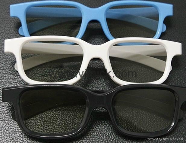 Colorful Plastic Passive Circular Polarized 3D Glasses RealD Glasses For Cinema  2