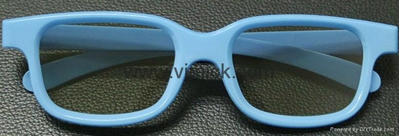 Colorful Plastic Passive Circular Polarized 3D Glasses RealD Glasses For Cinema  4