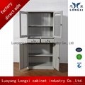 Hot Sale steel filing cabinet metal locker with glass door 2
