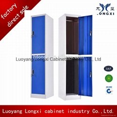 iron colthes cabinet metal locker single Two Tier Locker
