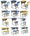 Hot  sale school furniture student desk and chair 4