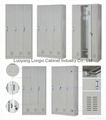 High quality 3 door steel cabinet metal filing cabinet iron locker 4