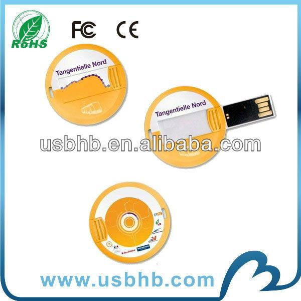 hot sale 16gb business card usb flash memory free logo printed