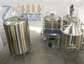  1000l three-vessel draft beer machine, draught beer machine for sale exported  