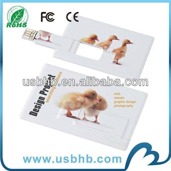hot sale  business card usb flash memory free logo printed 2