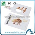 hot sale  business card usb flash memory free logo printed 2