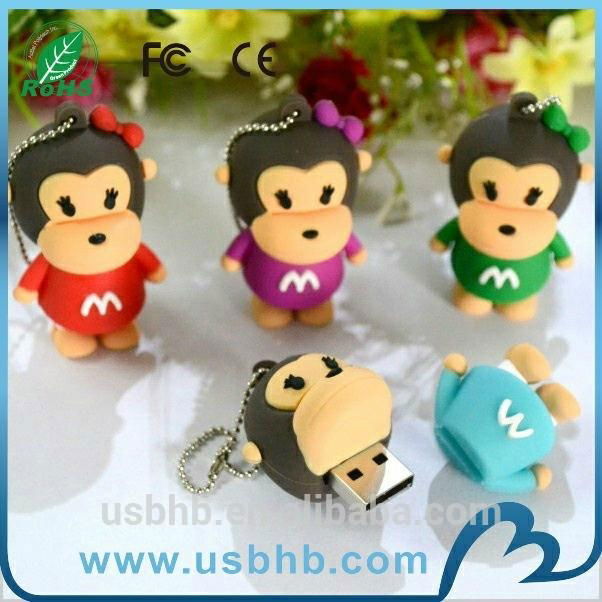 fancy cartoon character usb flash drive for  gift  4