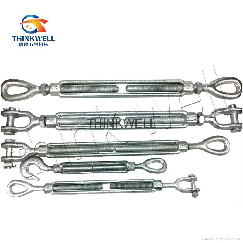 Drop Forged Galvanized Standard Us Type Turnbuckle 2