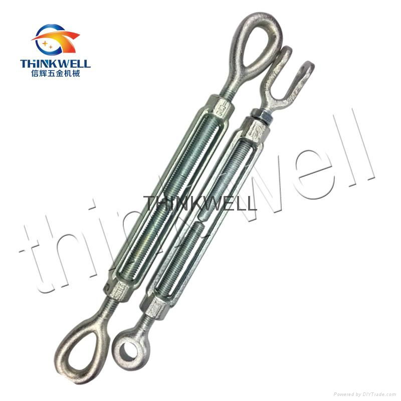 Drop Forged Galvanized Standard  DIN1480 Turnbuckle 2