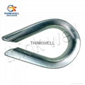 High Quality Galvanized Carbon Steel Heavy Duty Wire Rope Thimble 2