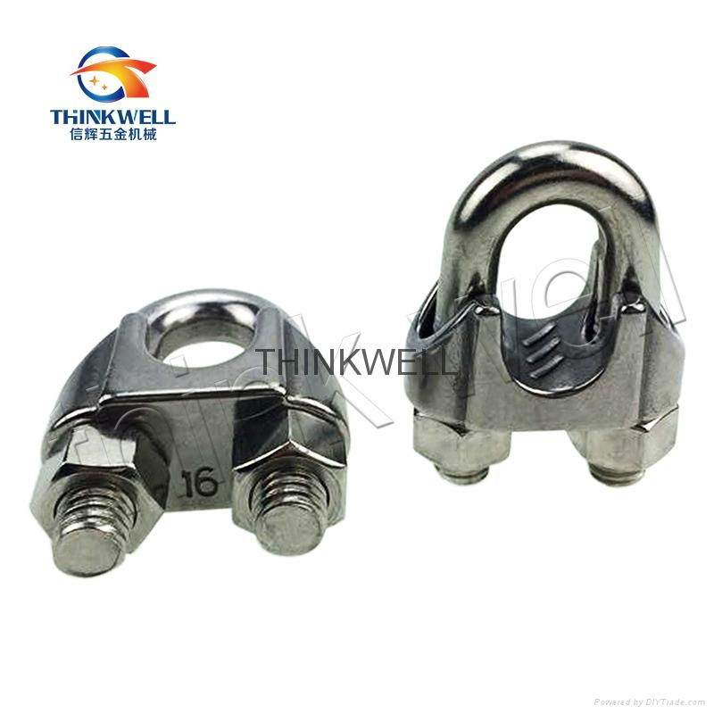 Electro Galvanized Malleable DIN741wire Rope Clip 2