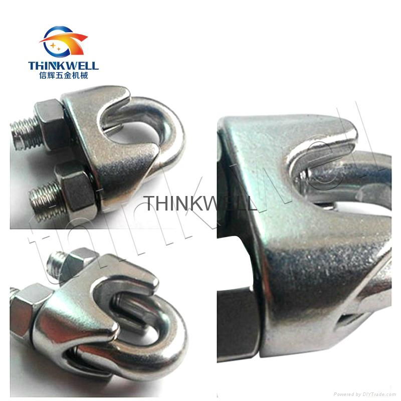 Electro Galvanized Malleable DIN741wire Rope Clip 3