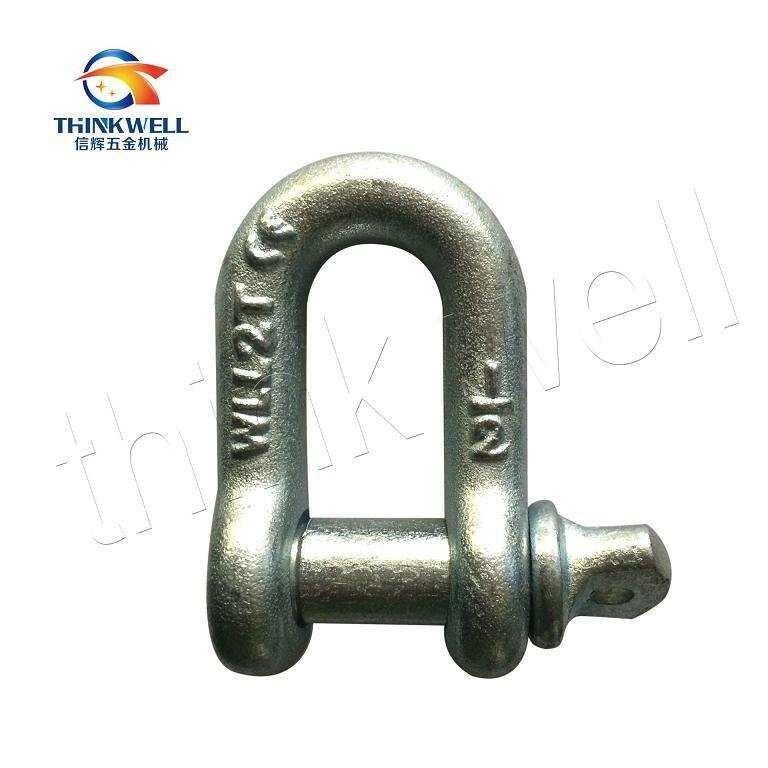 Drop Forged U. S. Type  Screw Pin Anchor Shackle 2
